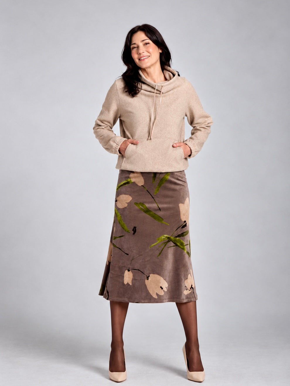 Jupe Winslet / Taupe