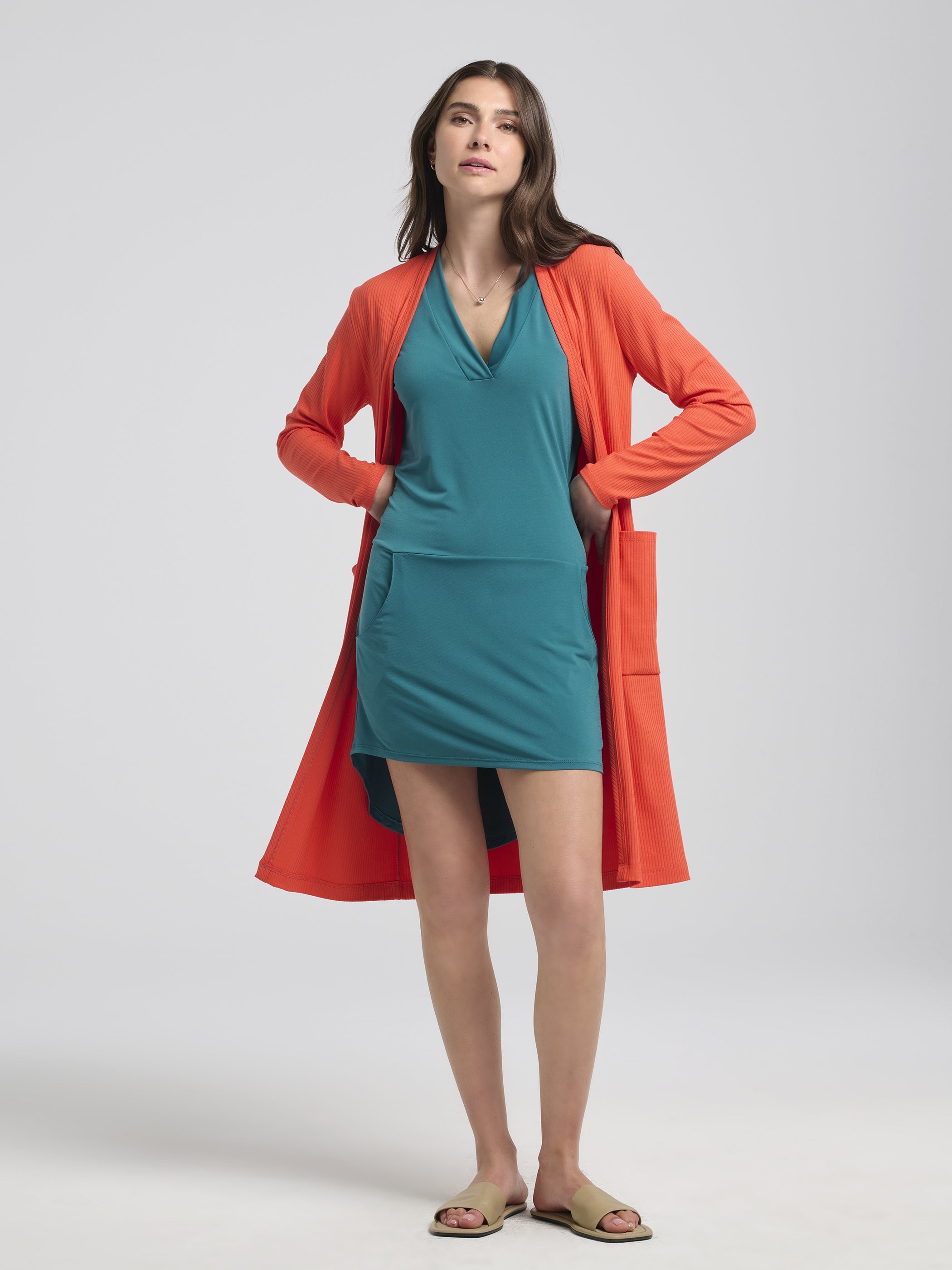 Morticia Dress / Ocean