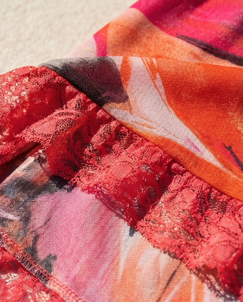 Jupe Azalée / Rouge