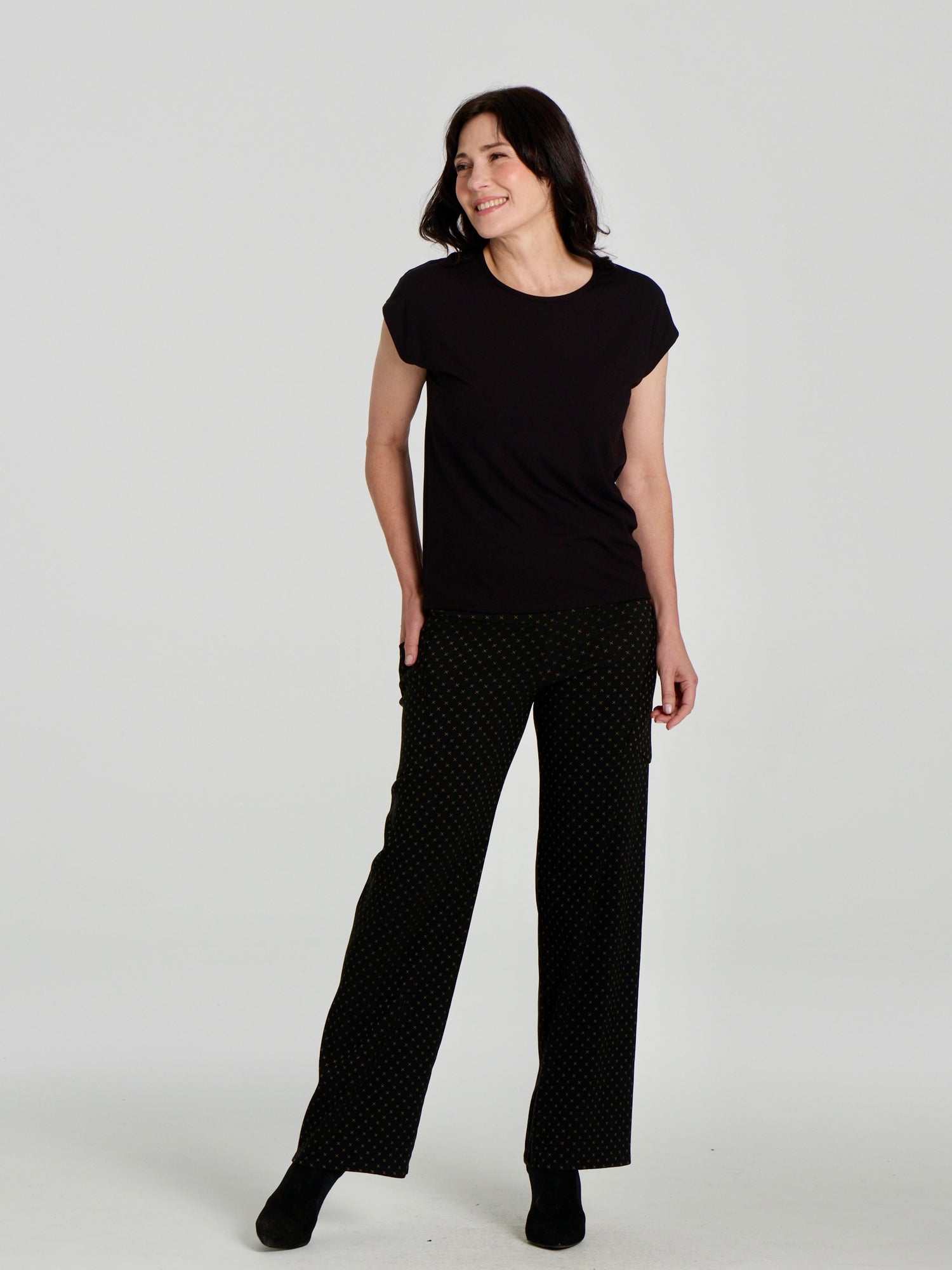 Susan Pants / FW 26.27 / Black and bronze