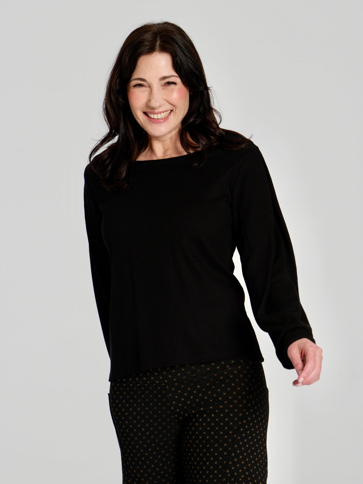 Susan Pants / FW 26.27 / Black and bronze