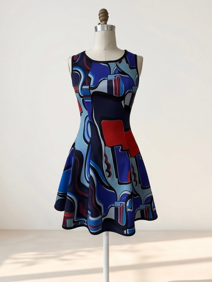 Silba Dress / Blue