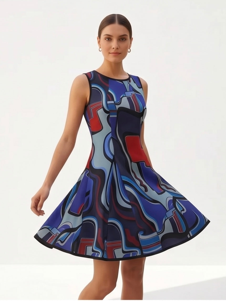 Silba Dress / Blue